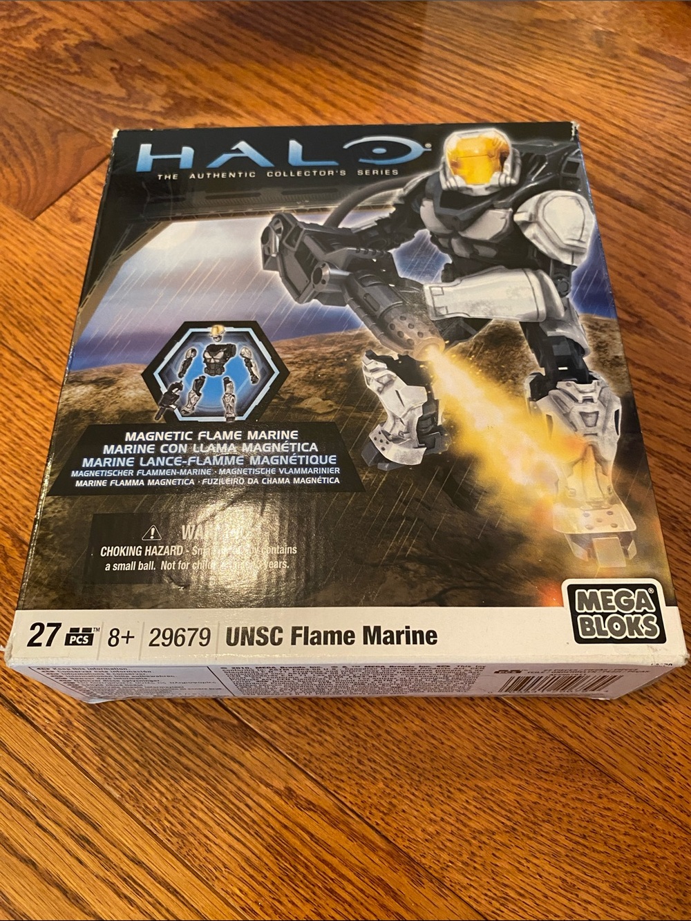 Halo UNSC Flame Marine Mega Bloks